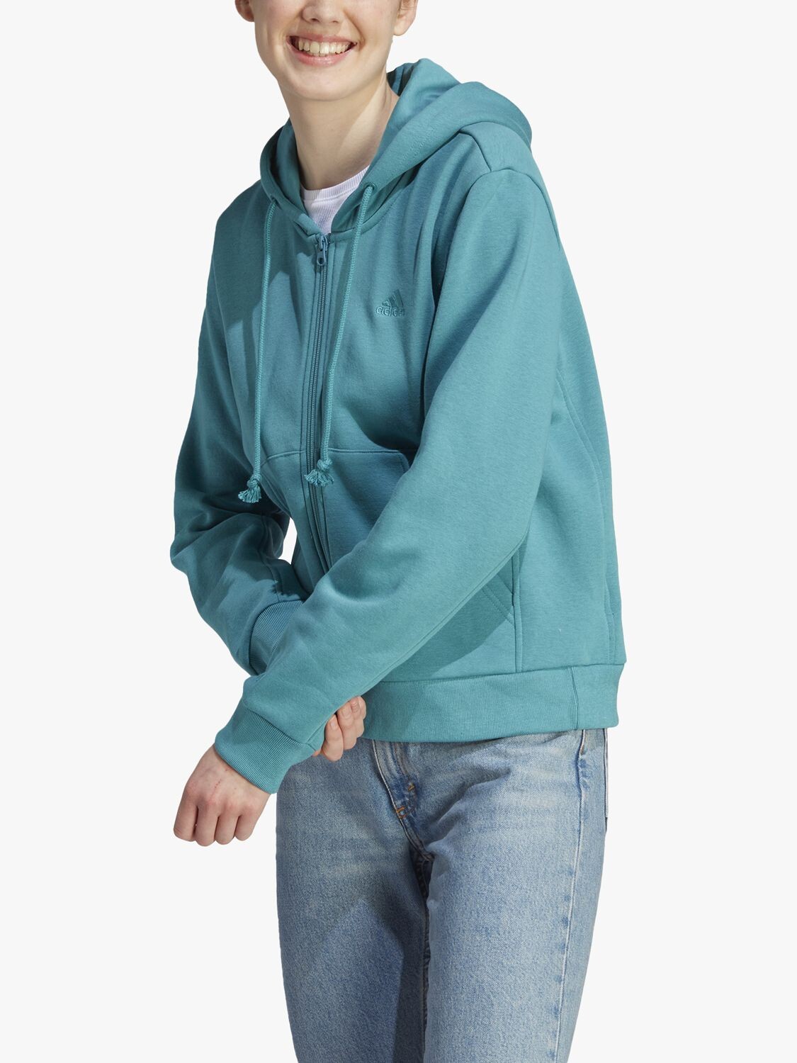 

adidas ALL SZN Флисовая толстовка с молнией во всю длину, Arctic Fusion