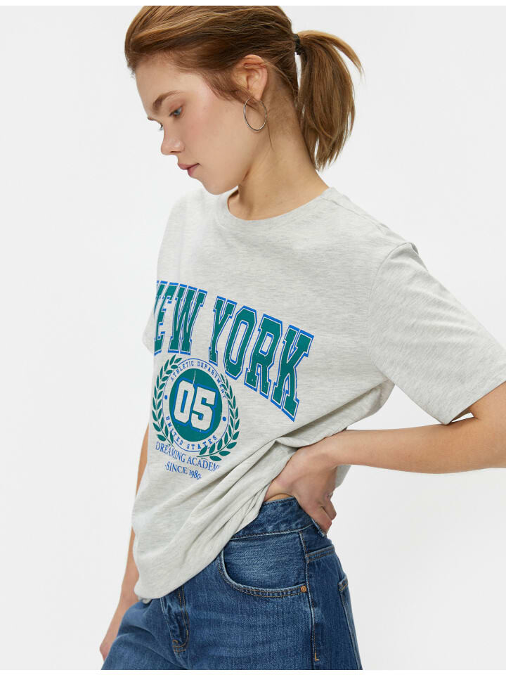 

Футболка KOTON T shirt, цвет schneemelange
