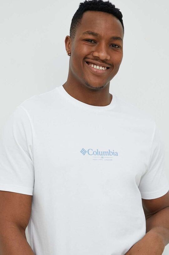 

Хлопковая футболка Columbia, белый