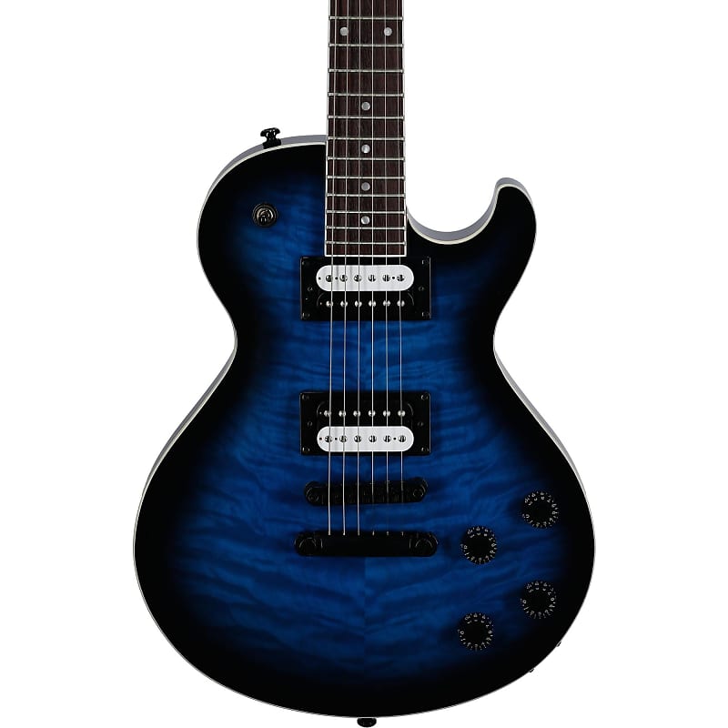 Электрогитара Dean Thoroughbred X-QM Electric Guitar, Transparent Blue