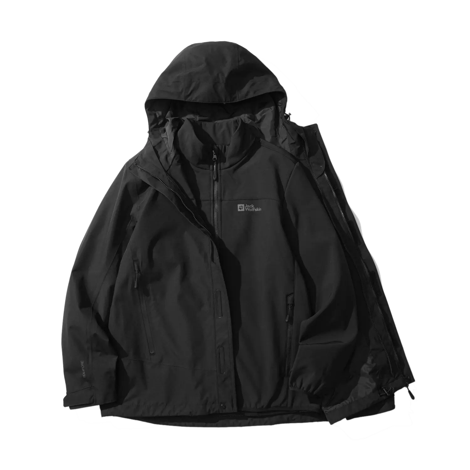 

Ветровка мужская Jack Wolfskin, цвет Orange/Dark Gray/8275