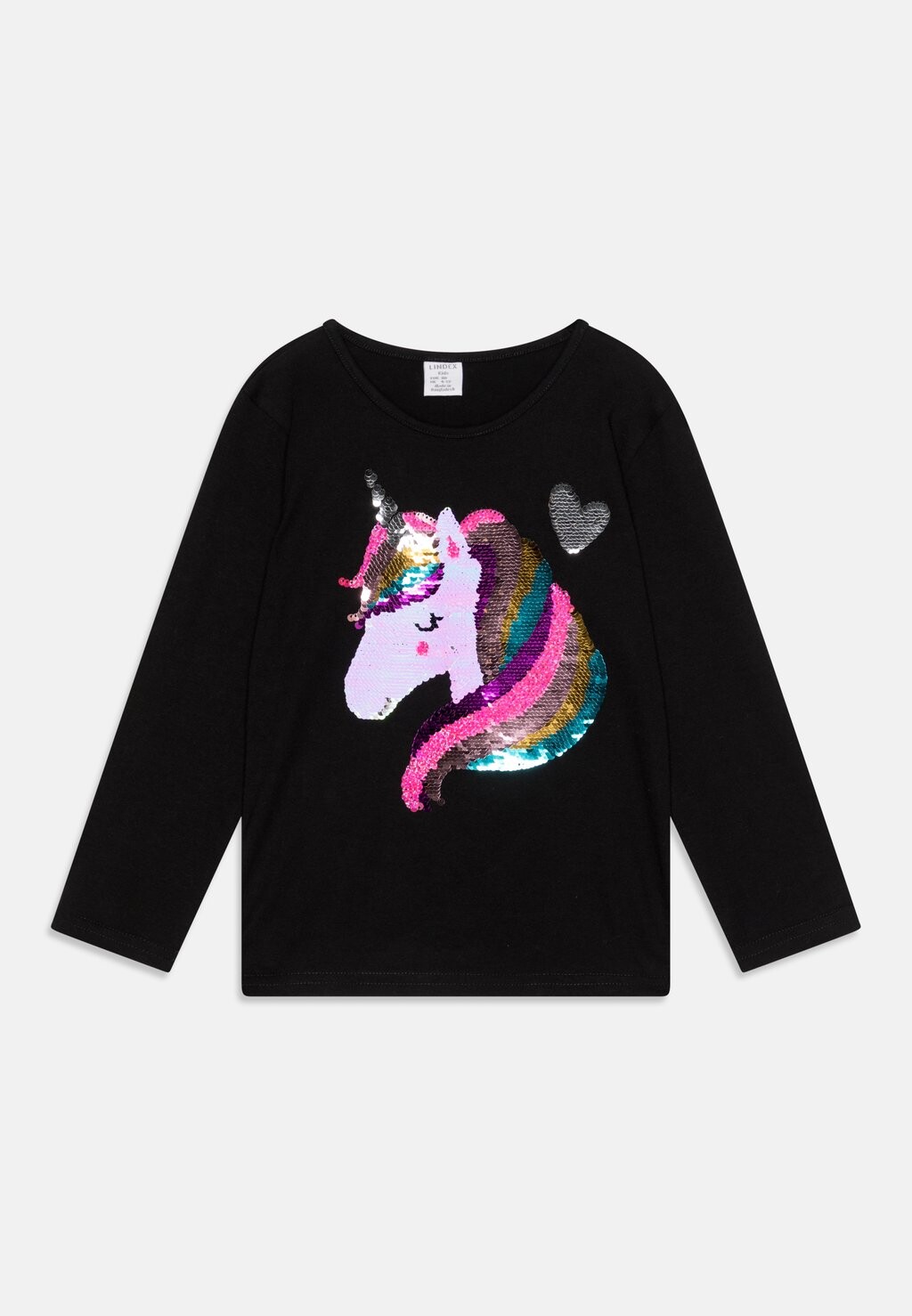 

Топ с длинными рукавами UNICORN FLIP SEQUINS Lindex, цвет black