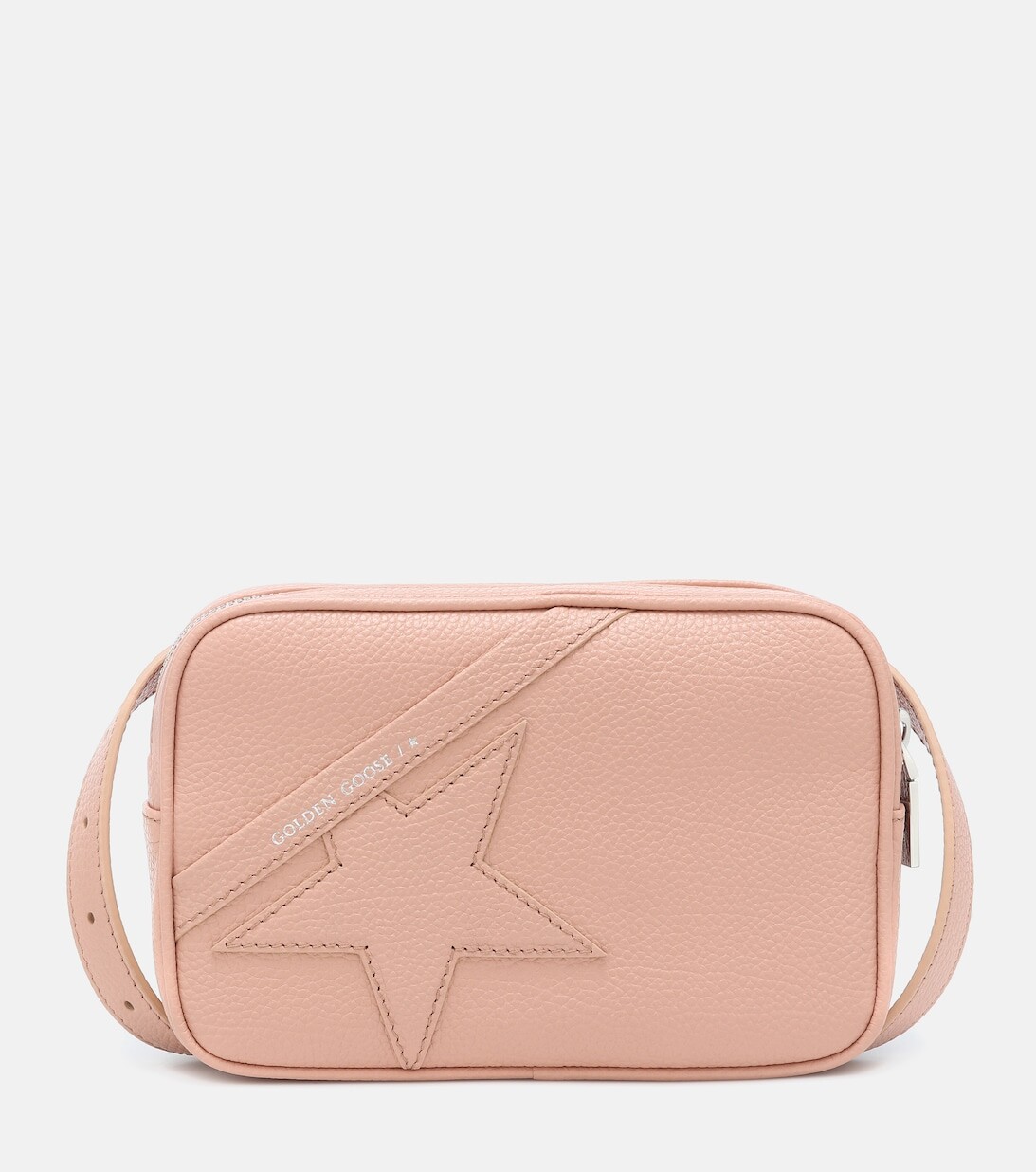

Поясная сумка Star mini из кожи Golden Goose, розовый