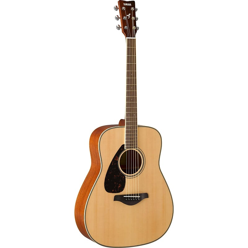 Акустическая гитара Yamaha FG820L Left-handed Dreadnought Acoustic Guitar - Natural цена и фото
