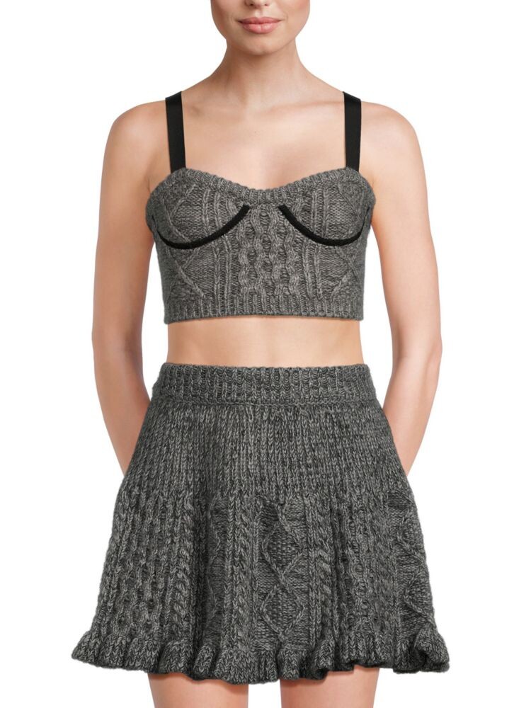 

Свитер Бюстгальтер Топ Redvalentino, цвет Ardesiane Nero