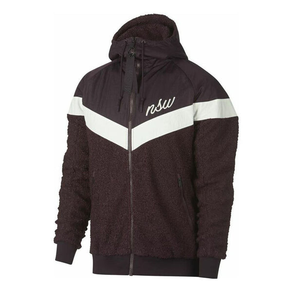 

Куртка спортивная одежда nsw sherpa windrunner Куртка на молнии Nike, бордовый