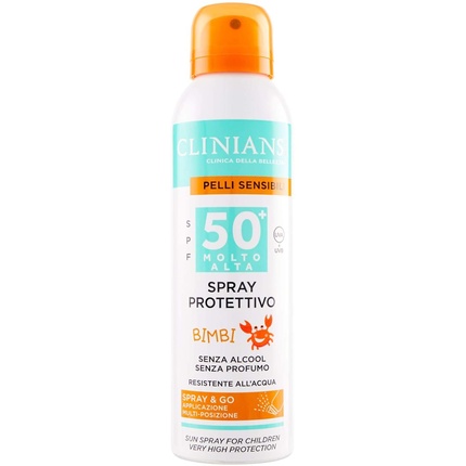 

Детский защитный спрей Spf50+ 150мл, Clinians