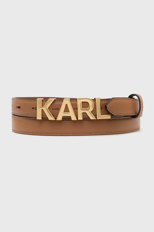 

Кожаный ремешок 225W3154 Karl Lagerfeld, коричневый