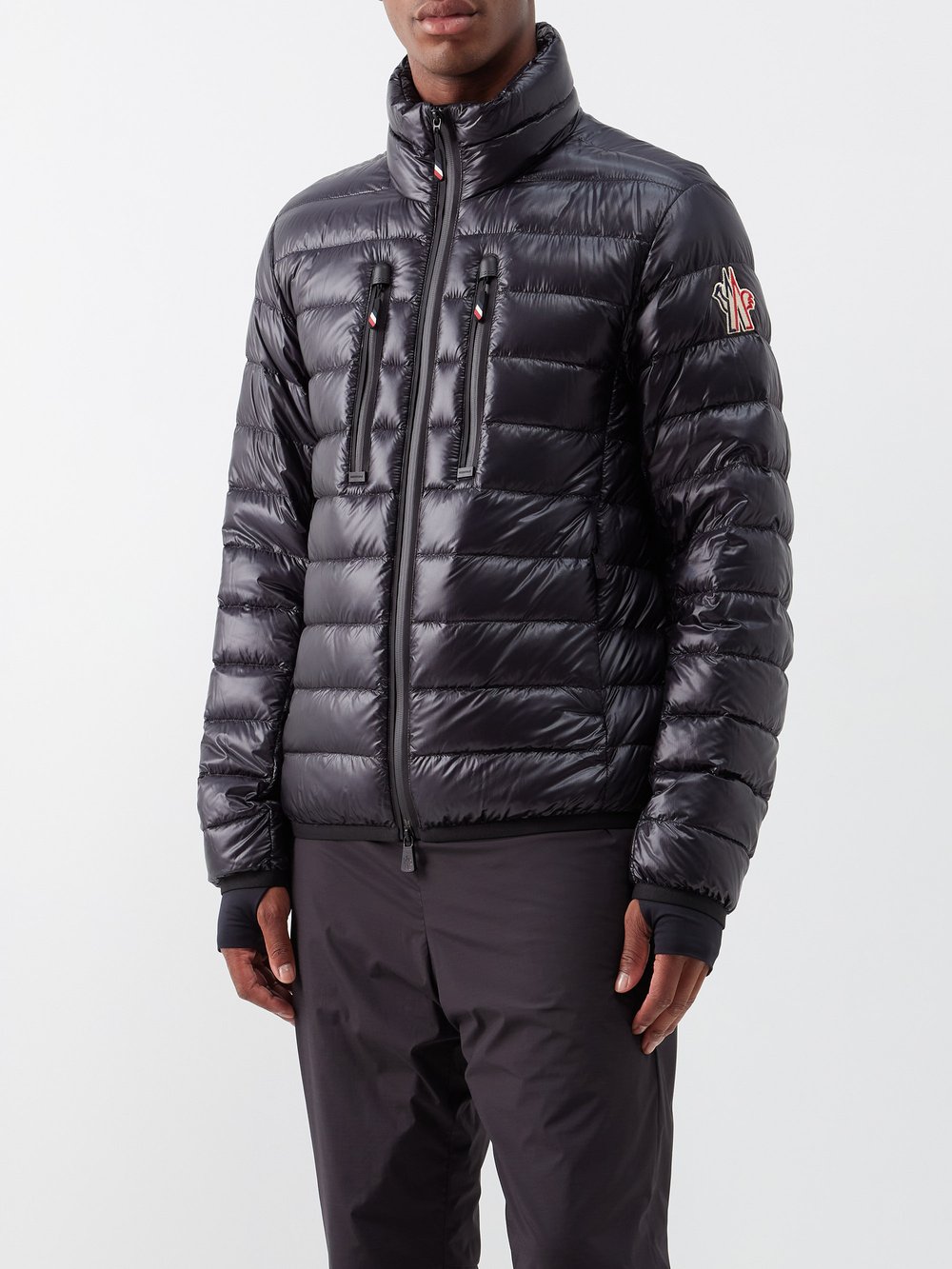 

Ее стеганый пуховик Moncler, черный