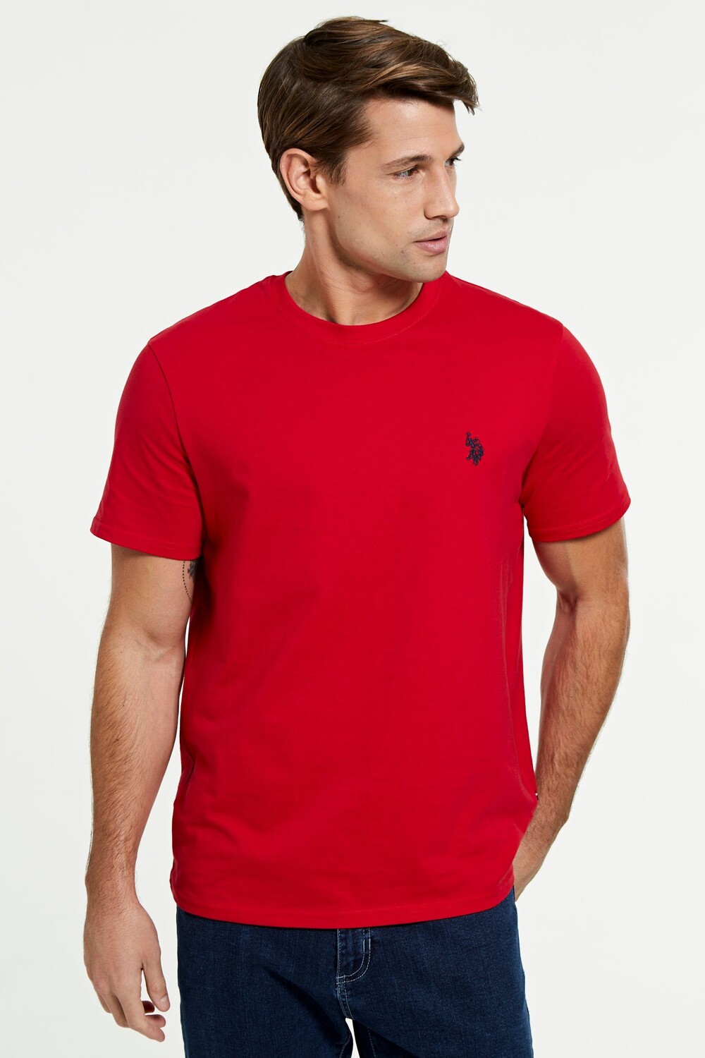 

Футболка из джерси U.S. Polo Assn, красный