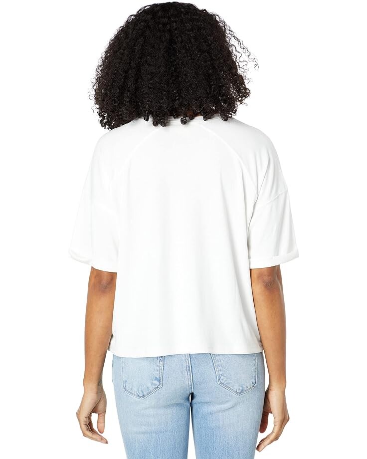

Футболка Saltwater Luxe Micro Rib Ultra Soft Crew Neck Tee, белый