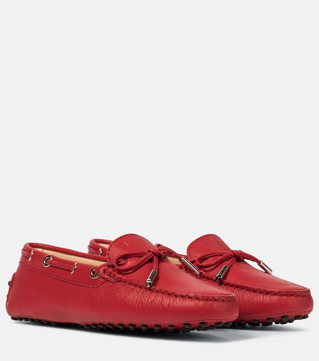 

Мокасины Gommino из кожи Tod's, красный