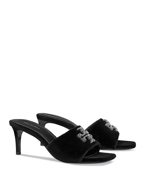 

Женские сандалии-мюли Eleanor без шнуровки Tory Burch, цвет Black