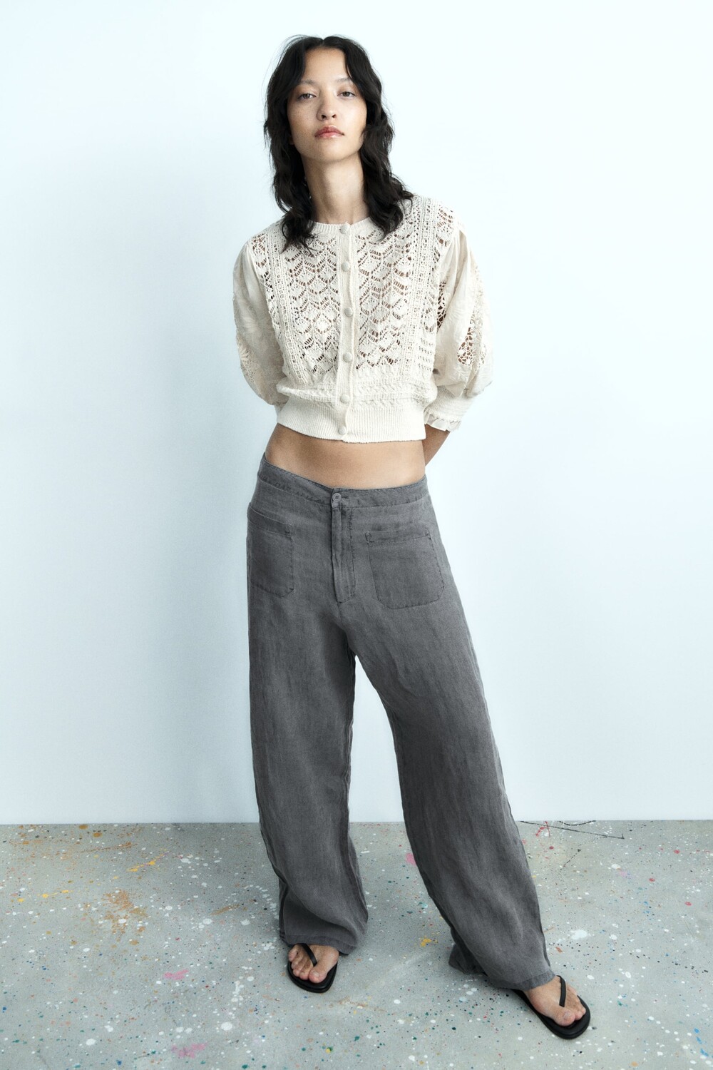

Кардиган Zara, экрю