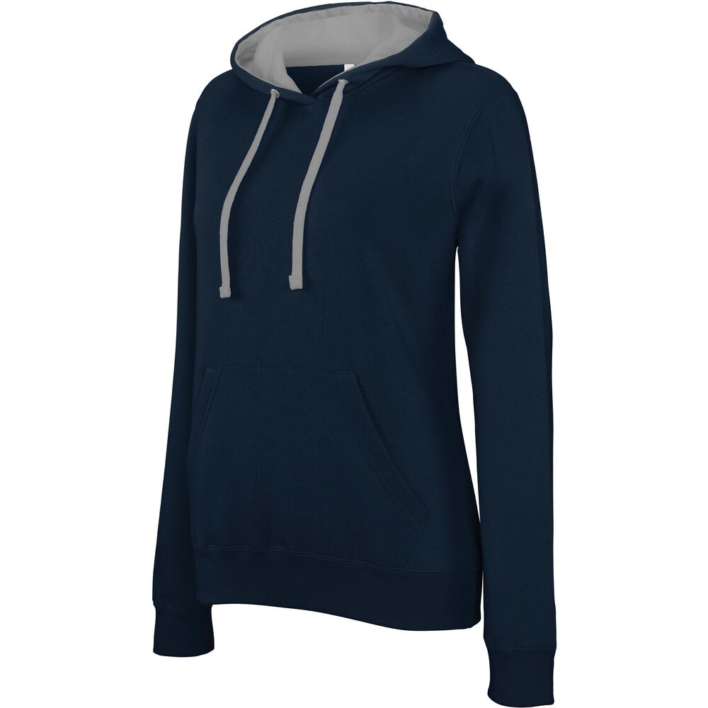 

Толстовка Kariban Hooded Contrastée, синий