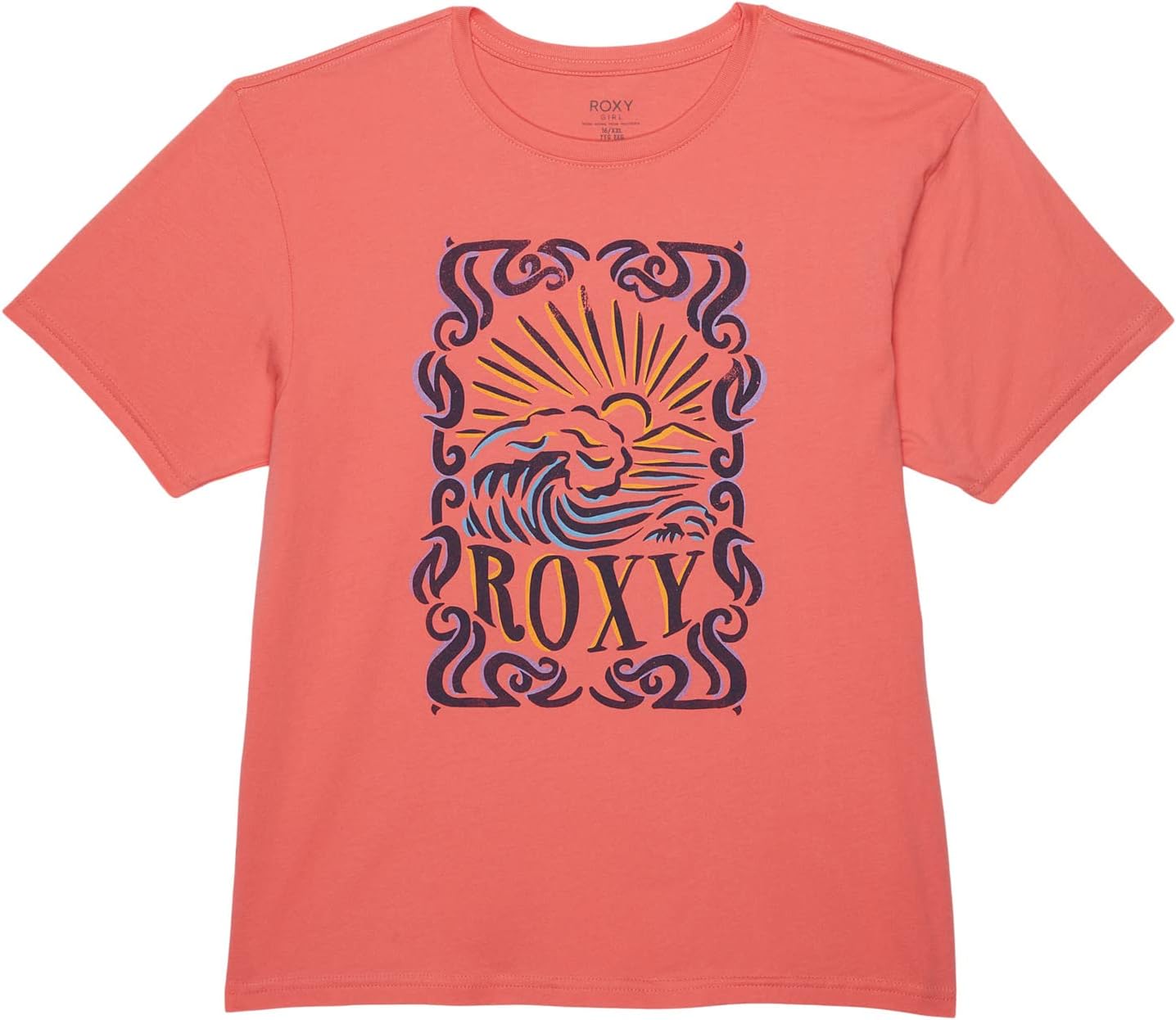 

Футболка Roxy Mosh Pitted T-Shirt, цвет Sun Kissed Coral