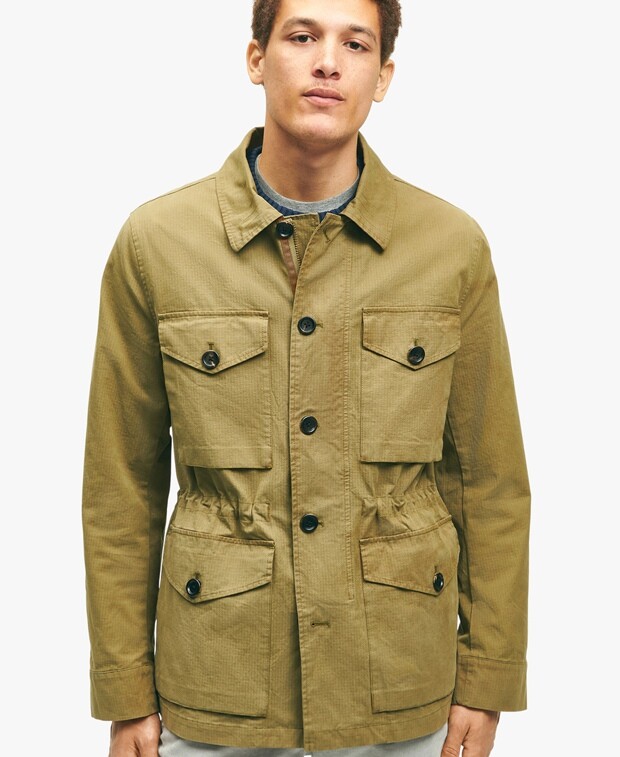 

Короткая куртка Brooks Brothers, зеленый