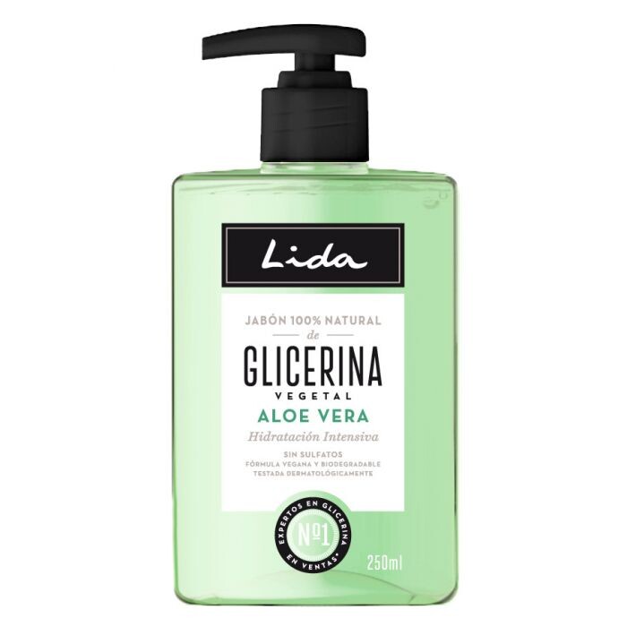 

Мыло Jabón Líquido de Manos Glicerina con Aloe Vera Lida, 250 ml