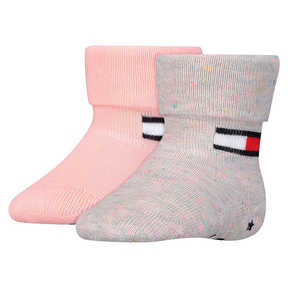 

Носки Toммy Hilfiger Fold Over Nappy Baby 2 шт, разноцветный