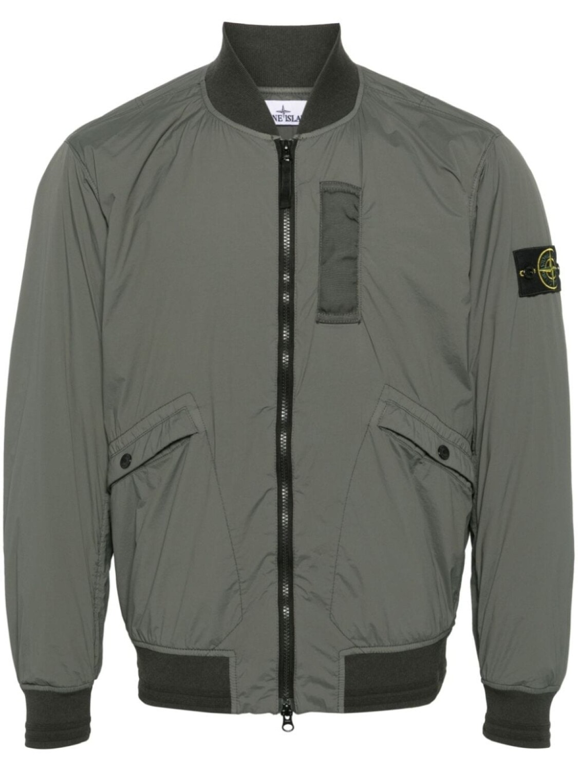 

Stone Island бомбер с нашивкой Compass, зеленый