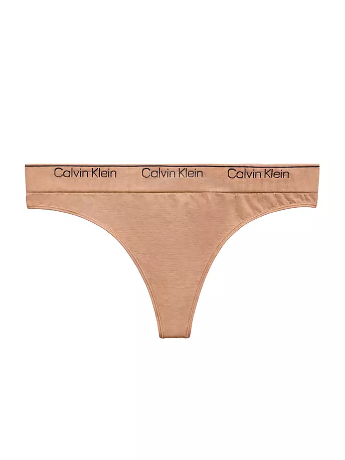

Бесшовные стринги Modern Cotton Naturals Calvin Klein, цвет sandalwood