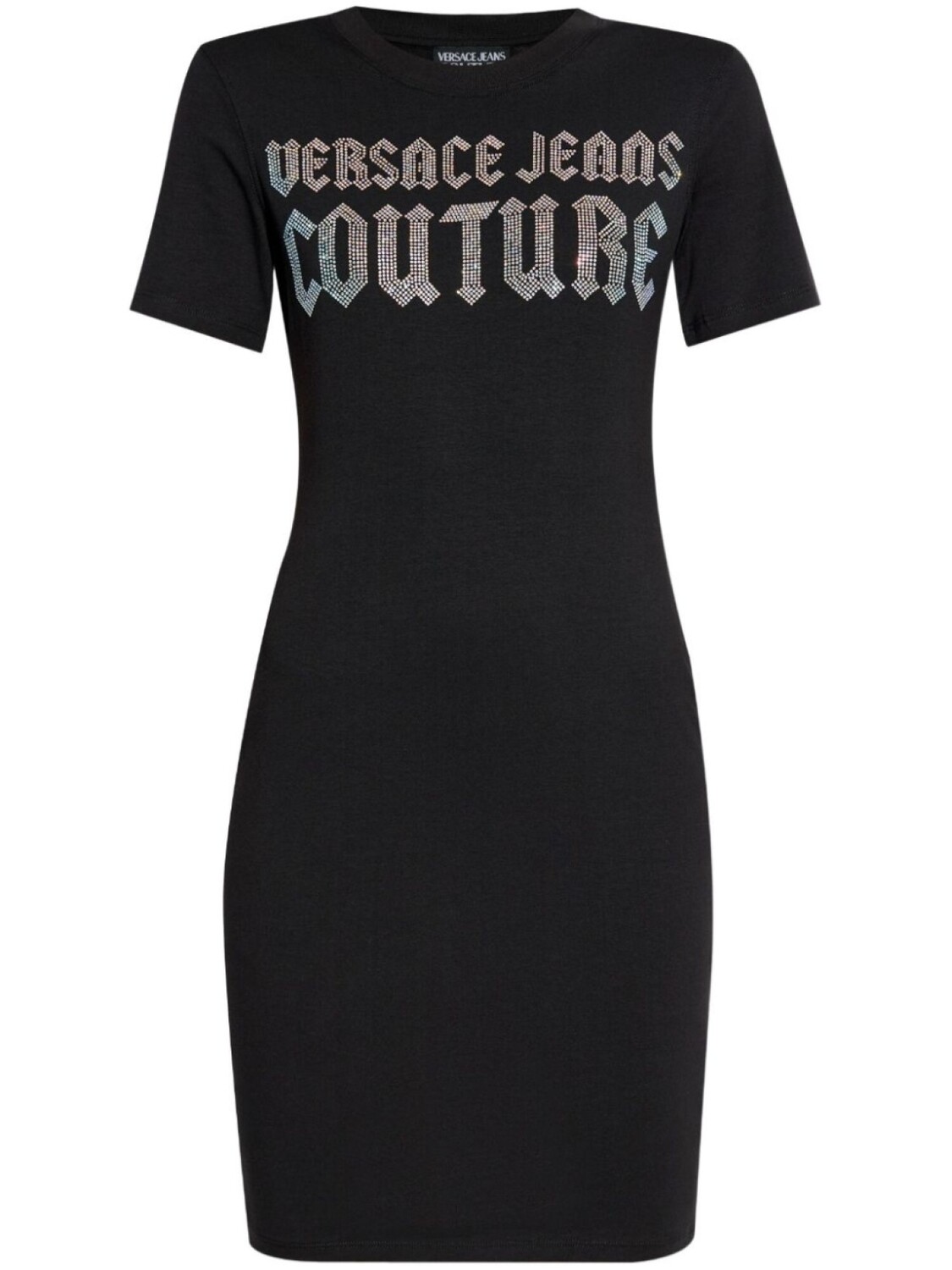 

Versace Jeans Couture мини-платье с логотипом, черный