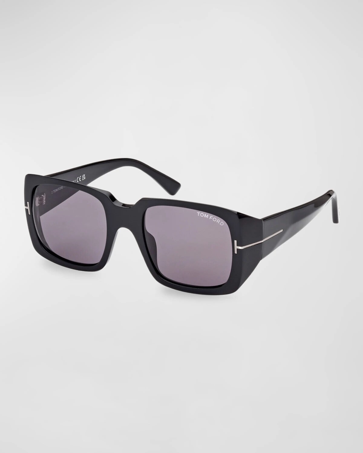 

Квадратные солнцезащитные очки Ryder-02 с логотипом из ацетата Tom Ford, серый