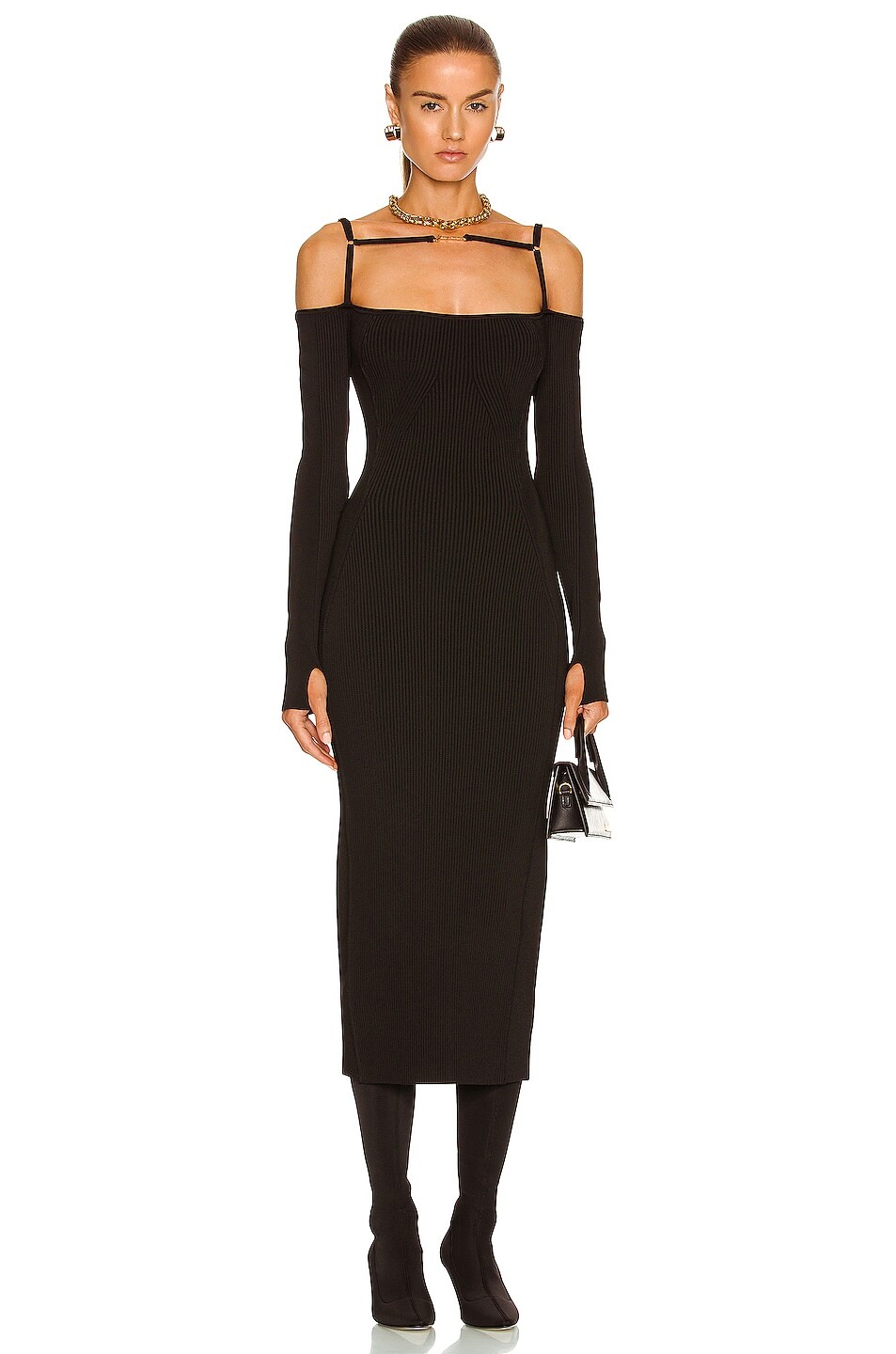 

Платье Jacquemus La Robe Sierra, черный
