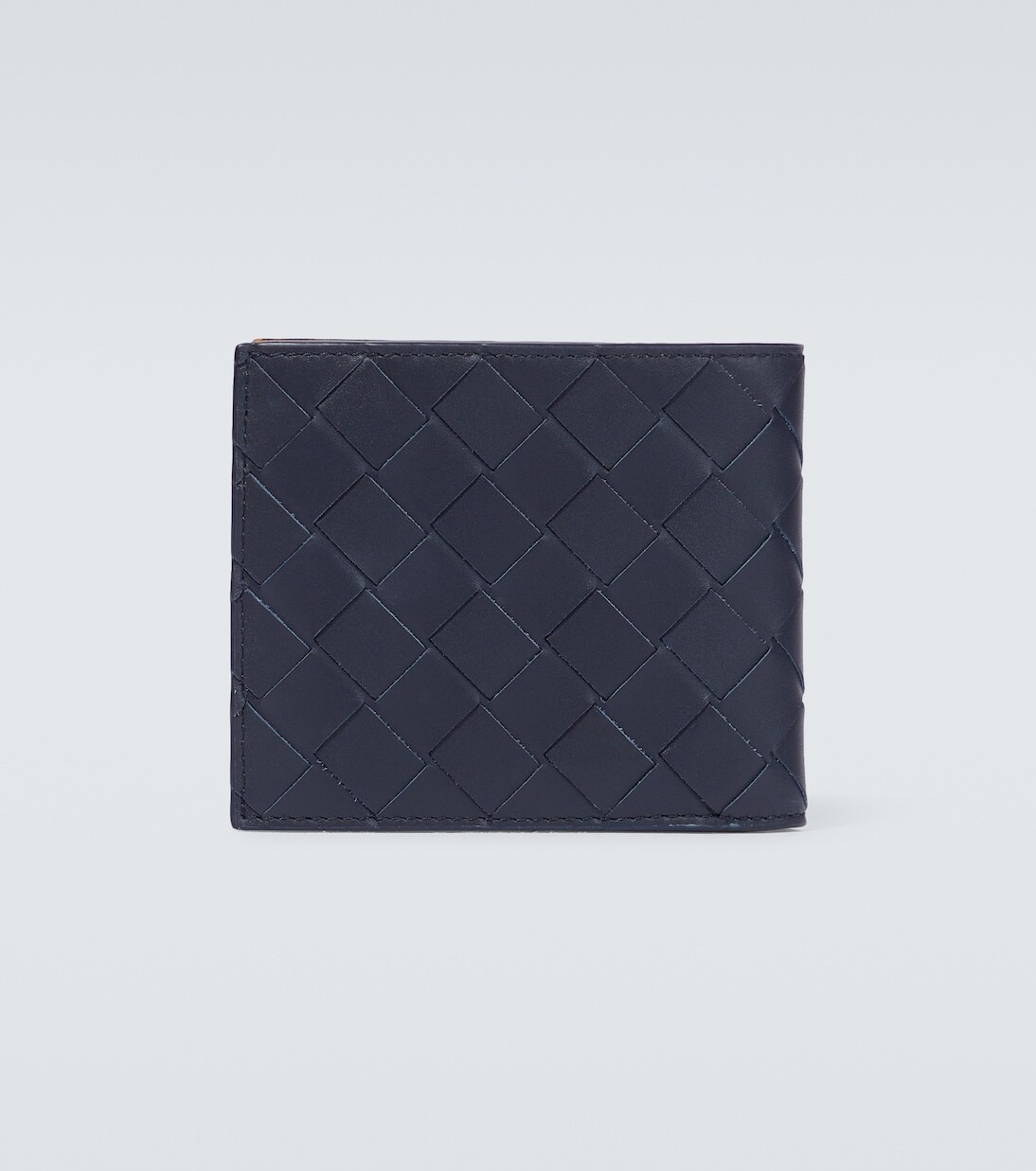 

Кожаный картхолдер intreccio Bottega Veneta, серебро