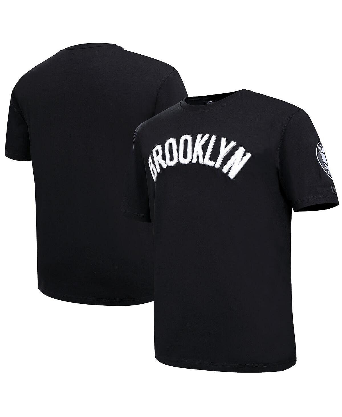 цена Мужская черная футболка из синели Brooklyn Nets Pro Standard