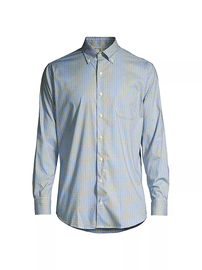 

Рубашка на пуговицах в клетку Crown Selby Peter Millar, синий