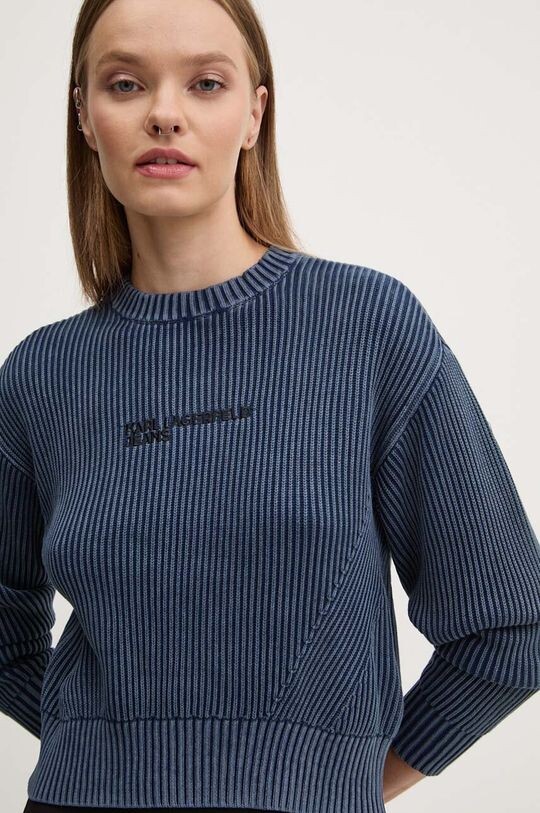 

Хлопковый свитер Karl Lagerfeld Jeans, синий