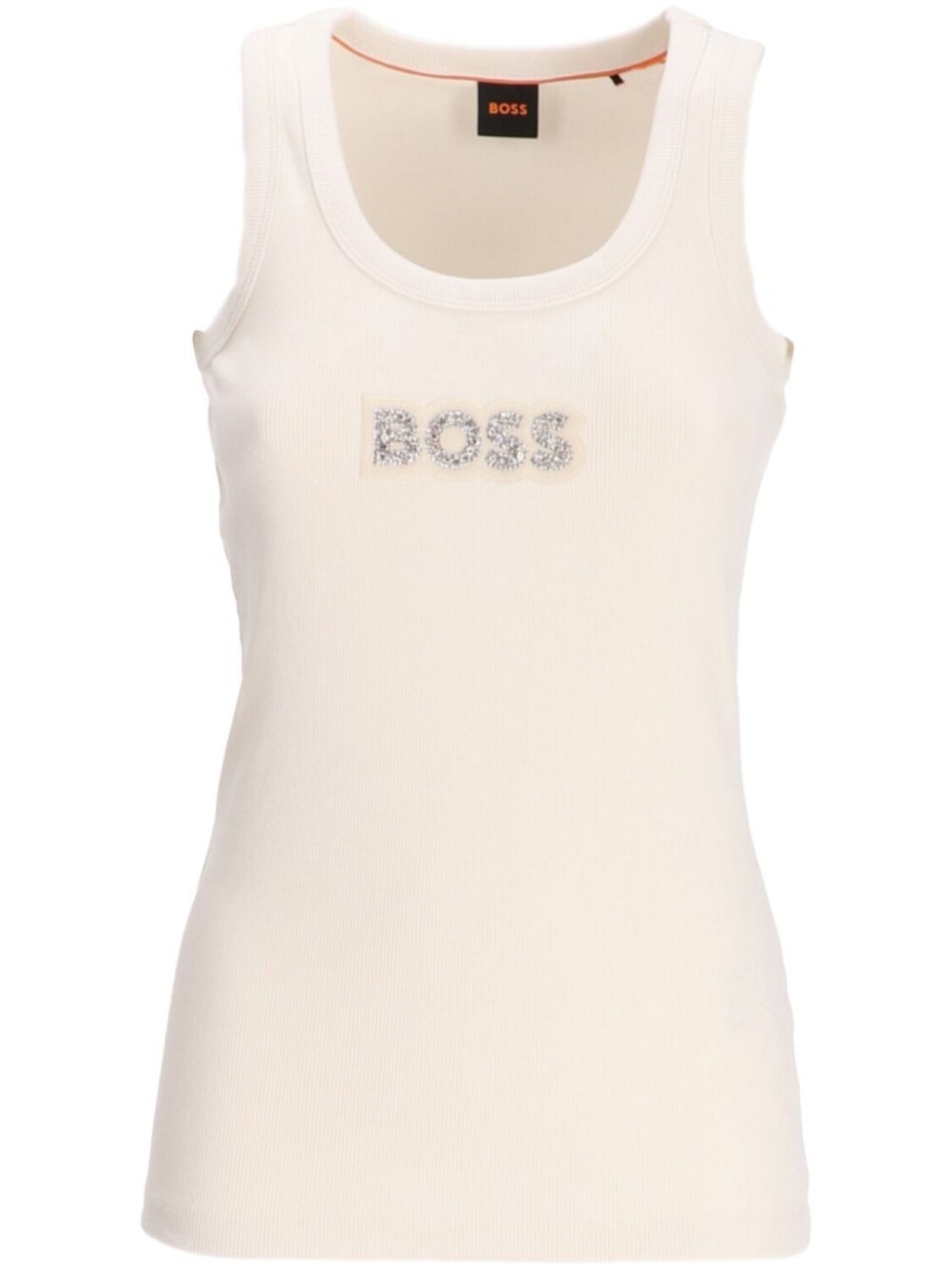 

Майка с логотипом BOSS, нейтральный цвет