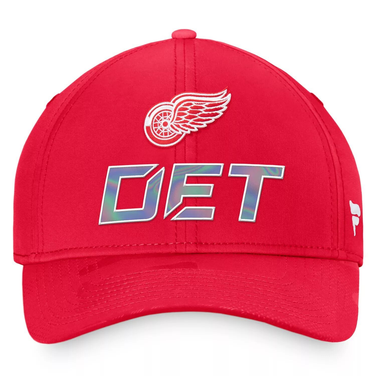 

Мужская фирменная красная мужская регулируемая кепка Fanatics Detroit Red Wings Authentic Pro Team в раздевалке