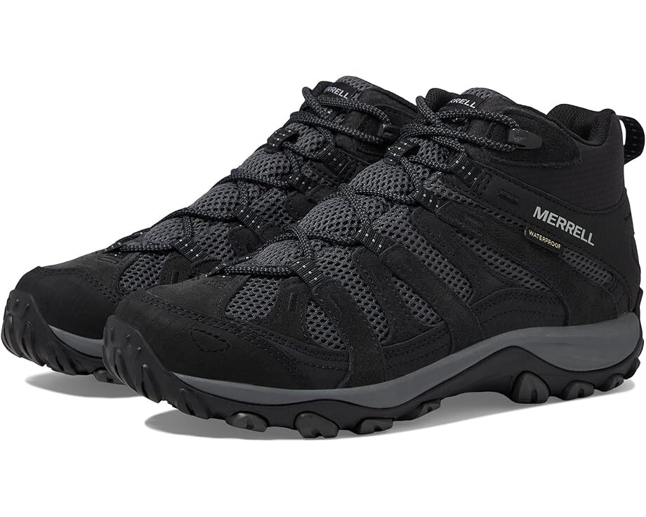 

Походные ботинки Merrell Alverstone 2 Mid Wp, цвет Black/Granite