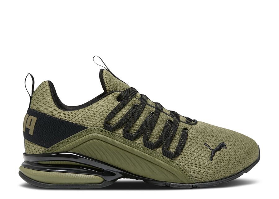 

Кроссовки Puma Axelion Refresh Wide, цвет Dark Green Moss Black