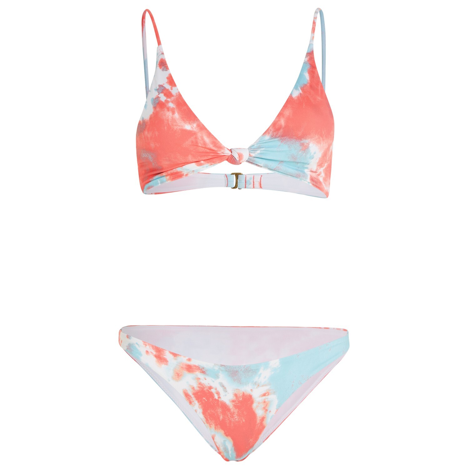 

Бикини O'Neill Women's Pismo Flamenco Wow, цвет Pink Ice Cube Tie Dye