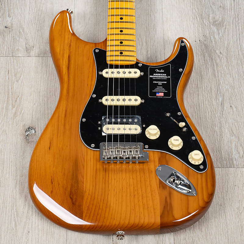 

Электрогитара Fender American Professional II Stratocaster HSS Guitar, Maple, Roasted Pine