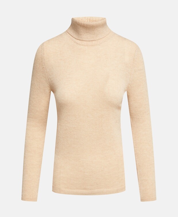 

Кашемировый джемпер с высоким воротником Absolut Cashmere, цвет Oatmeal