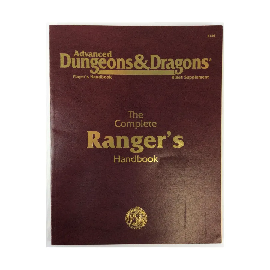 

Complete Ranger's Handbook (4th Printing), Advanced Dungeons & Dragons (2nd Edition) - Player's Guides & Books, мягкая обложка