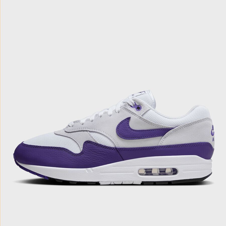 

Кроссовки Air Max 1 SC NIKE, цвет white/field purple-football grey-black