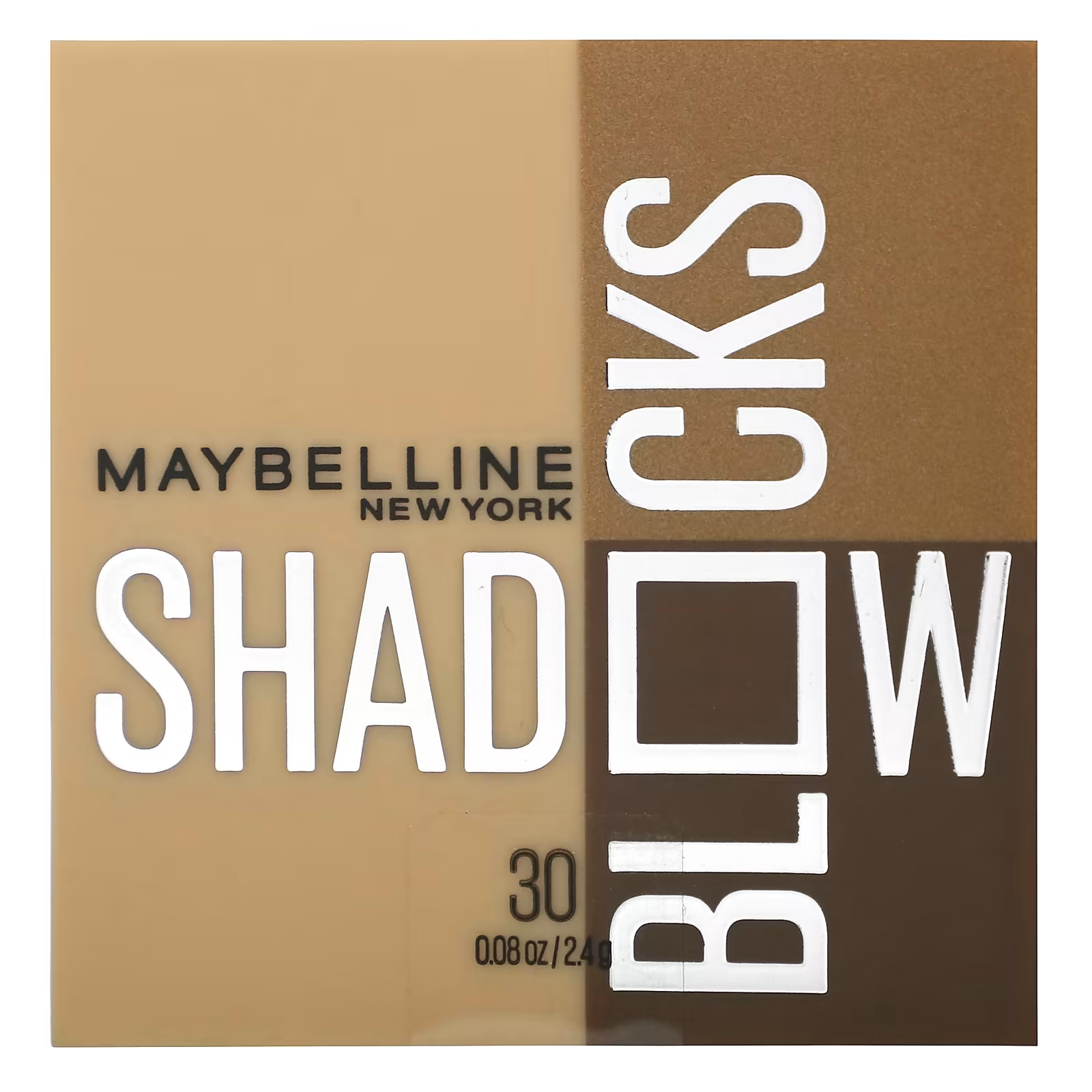 Палитра теней для век Maybelline Shadow Blocks 3 цвета, 2,4 г