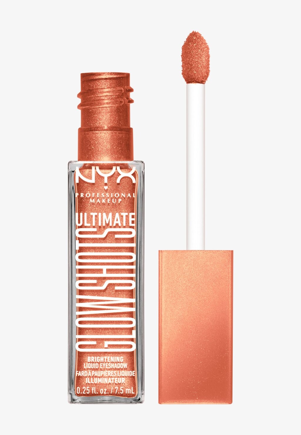 

Тени для век ULTIMATE GLOW SHOTS Nyx Professional Makeup, цвет twisted tangerine