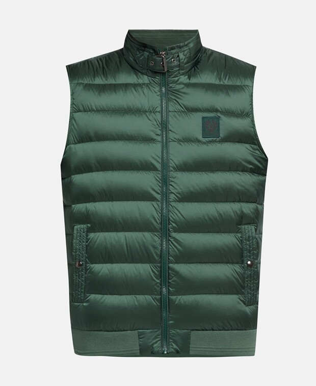 

Пуховый жилет Belstaff, зеленый
