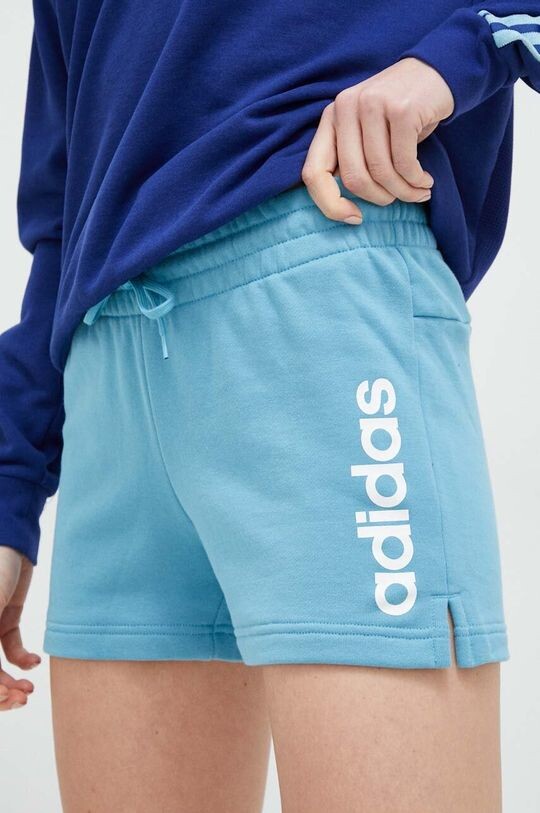 

Хлопковые шорты adidas, бирюзовый
