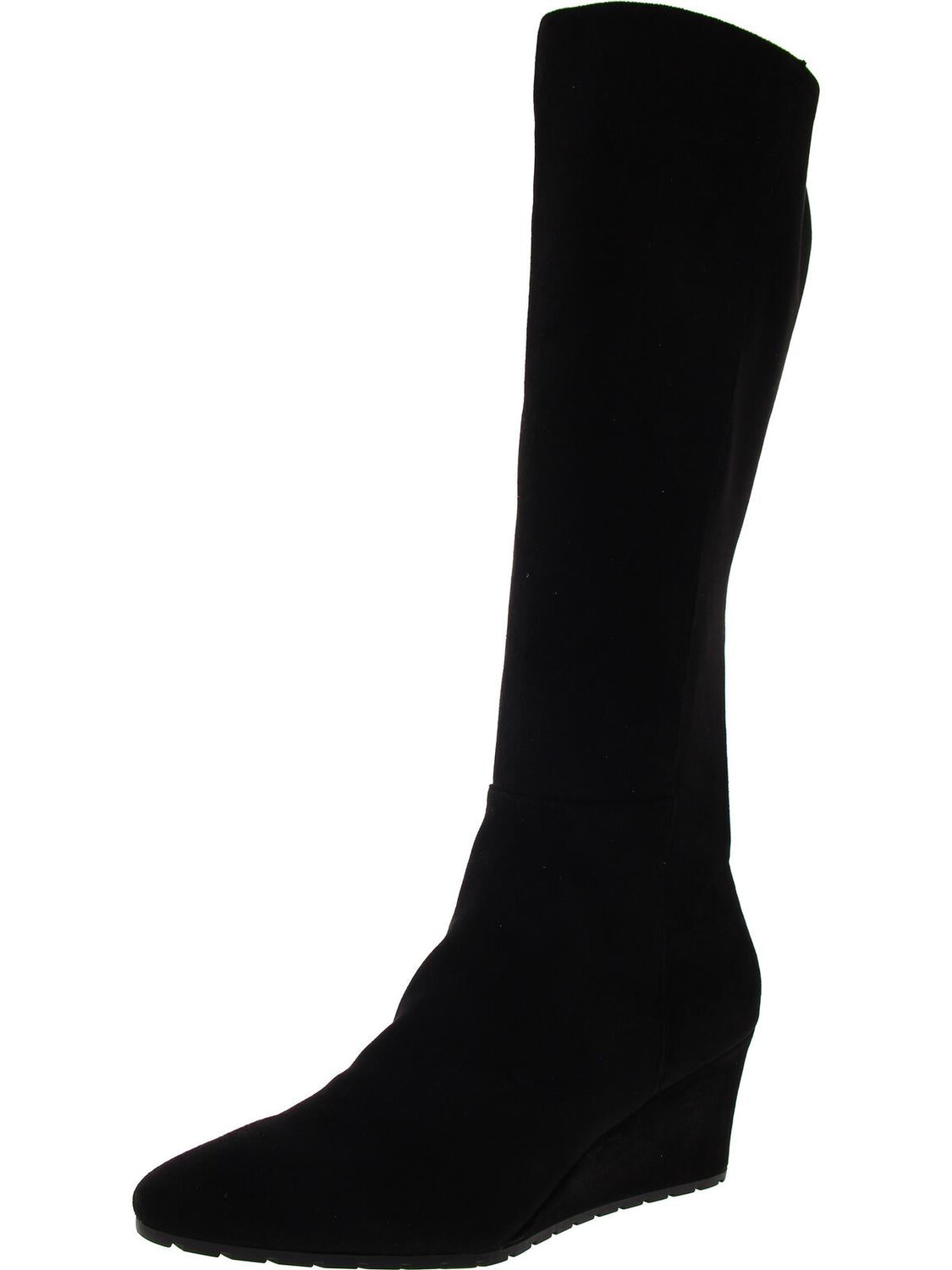 

Женские сапоги до колена из искусственной замши на танкетке Anne Klein, цвет Black Suede