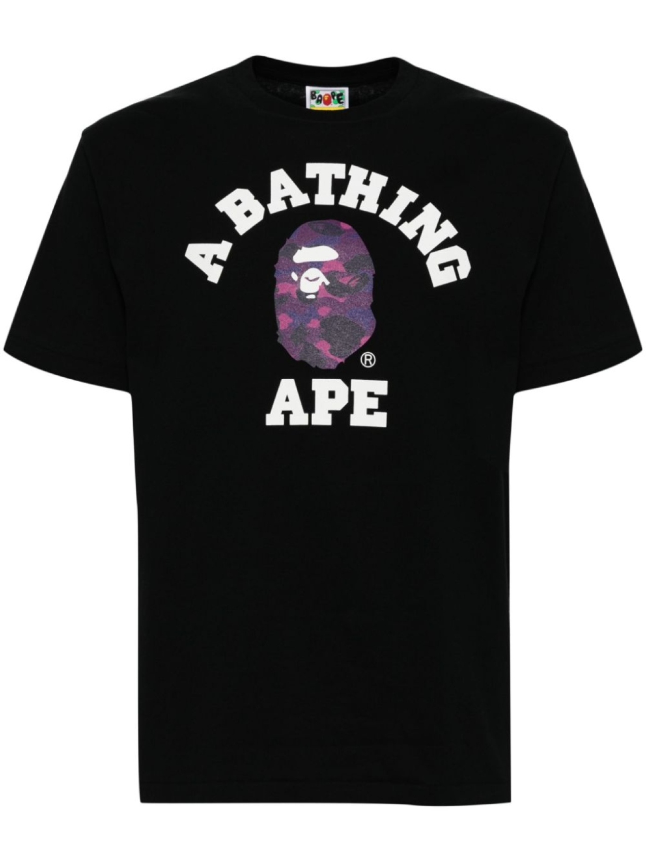 

A BATHING APE футболка с логотипом, черный