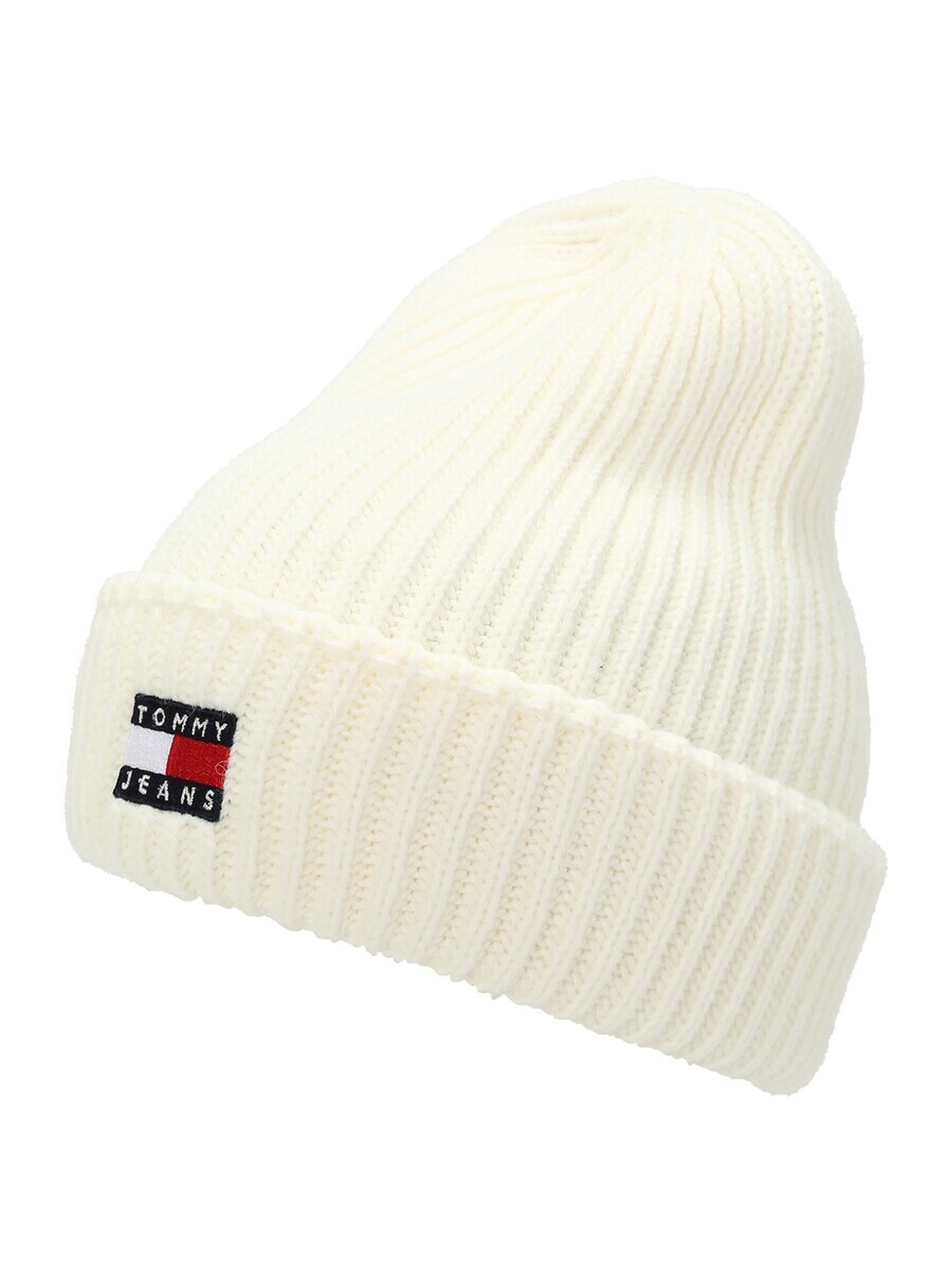 

Шапка Tommy Jeans Beanie HERITAGE, цвет White/Wool white
