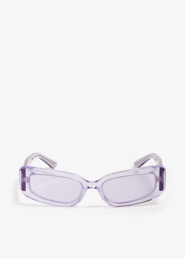 Солнцезащитные очки Dolce&Gabbana DG Essentials, фиолетовый цена и фото