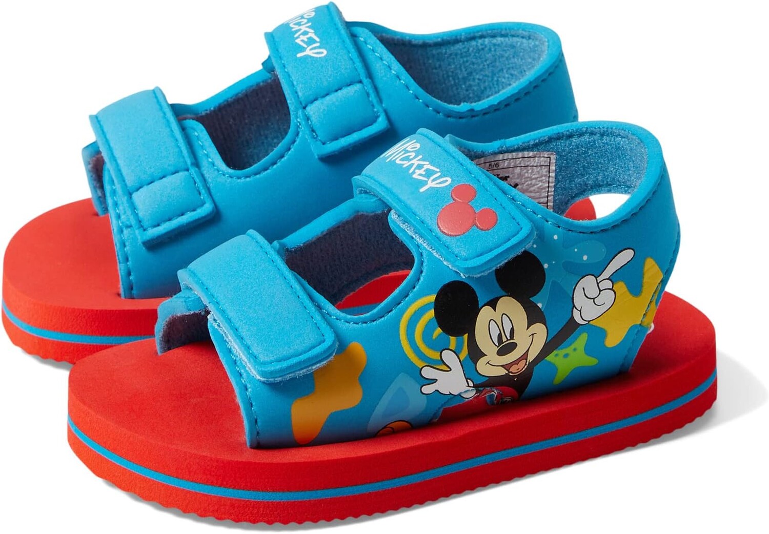 

Сандалии на плоской подошве Mickey Hook-and-Loop Sandal Josmo, цвет Blue/Red